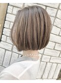 【田中智大】切りっぱなしボブ×前下がり×ハイライト(ベージュ)