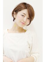 ラグエル(RAGUEL)&nbsp;【30代40代50代】　シンプルで大人可愛いショートボブ