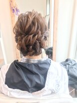 ロカット サロン(Roquat Salon)&nbsp;シニヨンロングアレンジ　【ヘアアレンジ　立川/立川南口/浴衣】