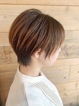 リブ(Lib) 【Lib】30.40.50代女性におすすめ☆毛先スッキリショートボブ