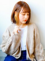 ネイヴィル オモテサンドウ(navile omotesando)&nbsp;☆外ハネボブインナーカラー☆navile表参道