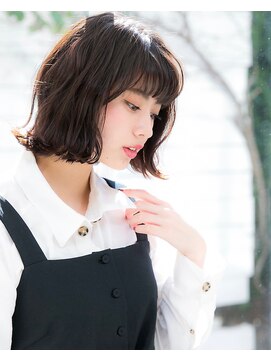 クロエバイラヴィズム 三条店(CLOE by LUVISM) 波ウェーブ×切りっぱなしボブ