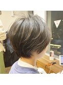  【Chill】大人かわいい小顔ピンクベージュクールショート