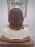 20代30代40代☆外ハネミディアムくびれボブ