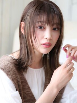 ネオリーブシェリエ 浅草店(Neolive cherie) 大人かわいいミディアムヘア ▼ 4