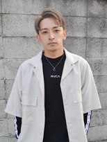 ハイバレーヘアーメゾン(HIGH VALLEY HAIRMAISON) イケメンおとなグレージュツーブロックセンターパート