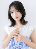 イメチェン/ホワイトブロンド/外ハネボブ/ワイドバング/郡山59