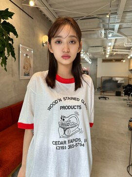 ヒュージ 三軒茶屋(huge) フレーミングカット／レイヤーカット