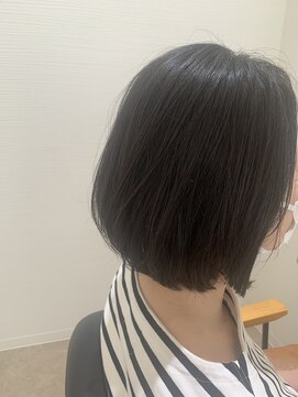 シェイプスサロン ハナレ 辻堂美容室(Shapes salon HANARE) 柔らかショートボブスタイル