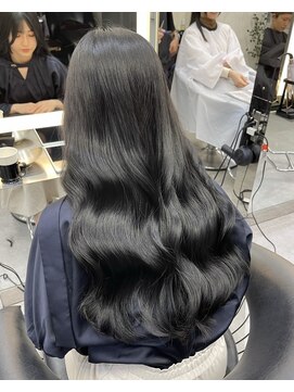 ロンドアヴァントゥス 池袋(Lond aventus) 韓国レイヤー/韓国風/ボブ/髪質改善/黒髪/ブリーチなし〔池袋〕