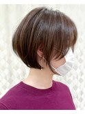 大人ショートヘア/ショートボブ/30代40代50代ヘアスタイル