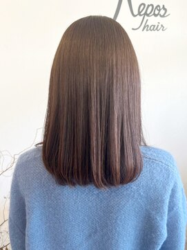 レポヘアー(Repos hair) 20代30代40代髪質改善トリートメントココアベージュ透明感