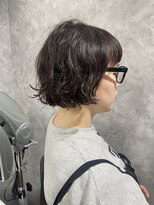 コーパル(copal)&nbsp;顎ラインのミニボブ・地毛風パーマ・地毛風カラー