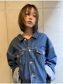 顔まわりレイヤーボブ