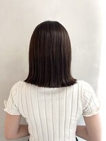 小森谷,黒髪,ボブルフ,ネビージュ,小顔,ワンレンj22