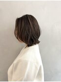 小森谷,黒髪,ボブルフ,ネビージュ,小顔,ワンレンj88