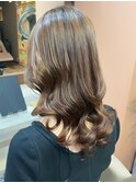 ツヤツヤコテ巻き風パーマ 纐纈