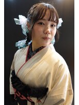タクミフォーヘアー(TAKUMI for hair) 振袖リボンツインスタイル