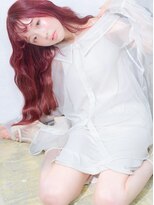 フウ(fuh)&nbsp;レッドカラー/学割/ダブルカラー/ハイトーン/髪質改善