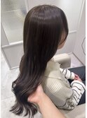 ブリーチなしダブルカラーで透明感抜群に