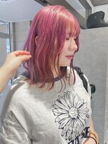 ムーン バイ ケンジ(moon by KENJE)&nbsp;【hinari】体育祭カラー/ピンク/ハイトーンボブ