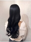 ブリーチなしで作る【ブルーブラック】