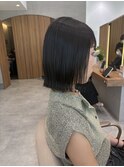 切りっぱなしボブ