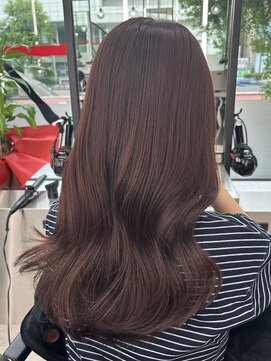 アルドーレフィエロ シンサイバシ(Ardore fiero shinsaibashi) ダークレッド/ブリーチなしカラー　20代30代40代