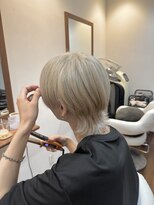 オートクチュールランコントレ 桂店(Haute Couture Rencontrer)&nbsp;ダブルカラー/ホワイトブリーチ/ウルフ