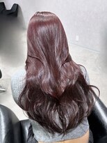 エースヘアー(A.hair)&nbsp;ボルドー/ワインレッド/レイヤーカット/髪質改善トリートメント