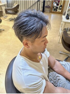 グラマラス GLAMOROUS シルバーブラックバレイヤージュ