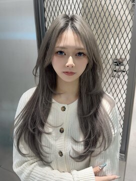 ロンドウル 熊本(Lond ulu) 韓国へア/ブリーチ/顔周りカット/ハイトーン/レイヤーカット/