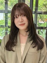 リュミエ ドゥ マッシュ(Lumier de mashu)&nbsp;【大阪/梅田/茶屋町/中崎町】ふんわり透けるチャコールグレー