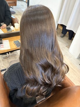 ルーツ(ROOTS) ブリーチなし×マロンブラウンカラー