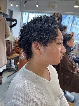 キャンバス バイ ネオリーブ 横浜西口(Canvas by neo.) 横浜★ツイストスパイラルパーマメンズパーマ