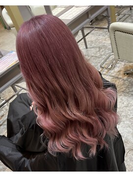 ラピス 福岡天神店(Lapis) 10代・20代【エクステ付き】ブリーチ/ダブルカラー/ピンクカラー