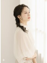 ビューティーサロン タナカ 新宿小田急ハルク店(Beauty Salon TANAKA)&nbsp;新宿小田急ハルク内♪【透明感】ゆる編みおろしアレンジ