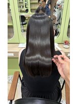 イオエ 西梅田(ioe) ブリーチなしカラー/髪質改善/ミルクティーベージュ/小顔ヘア