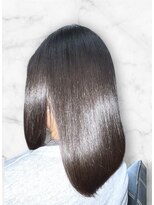 エルモア美容室&nbsp;つるりんちょシャンプー＆トリートメントで仕上げました。