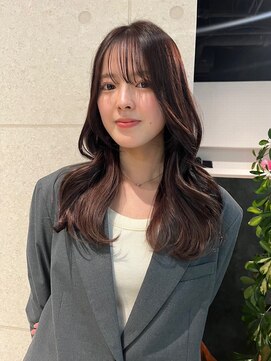 チル 福井駅前店(Chill) 福井ラベンダーカラー艶カラー艶髪髪質改善レイヤー顔周り駅前