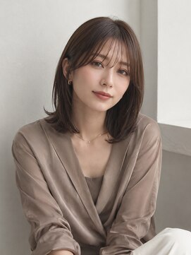 ワゴンバイアフロート(Wagon by afloat) 大人ミディアム30代40代ストレートレイヤー前髪なし前髪あり池袋