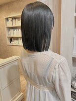 キャアリー(Caary)&nbsp;福山美容室caary髪質改善シルクストレート切りっぱなし20代30代