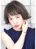 ☆ 外ハネ  ×  グレージュカラー  ☆  Short Bobメルトカラー♪