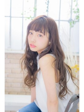 ネオリーブシェリエ 浅草店(Neolive cherie) ロング×短めバング　キュート系ロング