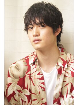 ブークル(boucle) 外国人風セミウエット無造作ショートクラウドマッシュ