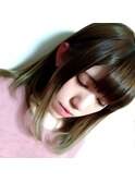緑好きな方のヘアカラー