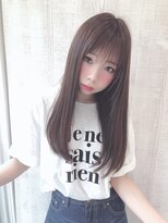 ヘアー アンド ビューティー ザ エフ 西尾店(Hair Beauty the F)&nbsp;【the F】サラツヤストレート♪ルビーレッドブラウン