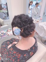 カイム ヘアー(Keim hair)&nbsp;浴衣ヘアー/ヘアアレンジ/ヘアセット/夏ヘア/20代30代40代