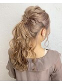 ポニーテールアレンジ！愛されヘアmisaki
