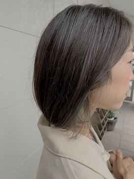 ニコ(hair room nico) チラッと見えるイヤリングカラー